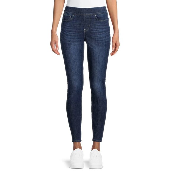 Signature Levi Strauss Womens Size 2, 4, 8 Shaping Pull On Super Skinny Jeans - Picture 1 of 10